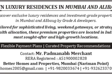 Own Luxury Residences in Mumbai & Alibaug